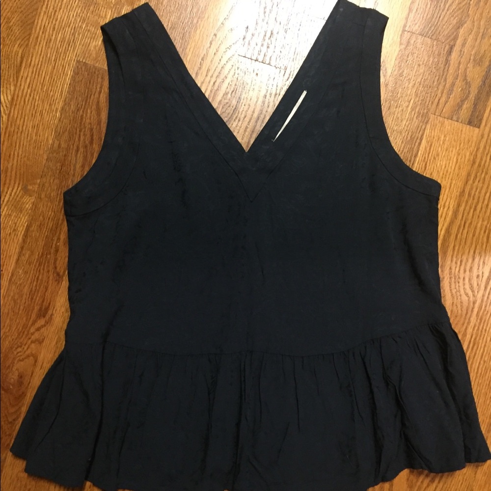 Navy blue LOFT blouse